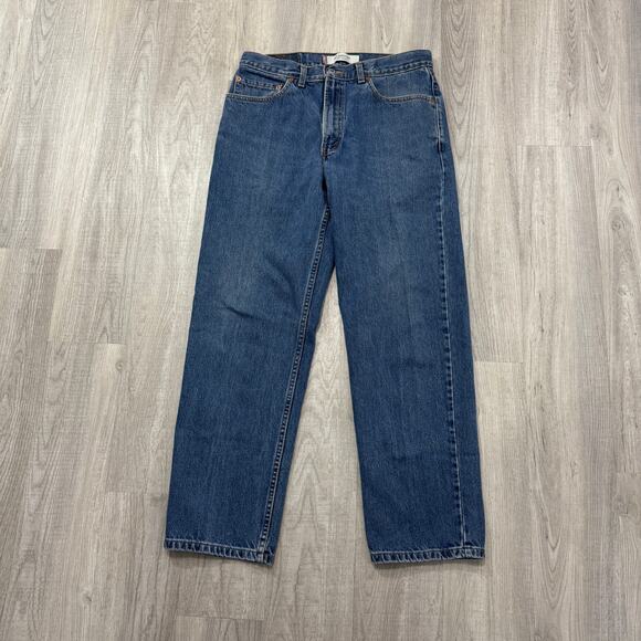Vintage Levis 550 Relaxed Fit Jeans Men's 33x32 Blue 2003 Denim Western Rodeo - Picture 1 of 10